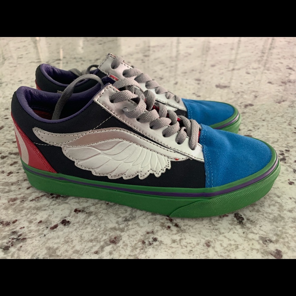 Vans x Marvel Old Skool Avengers Comic Shoes 6‎ W 4.5 M